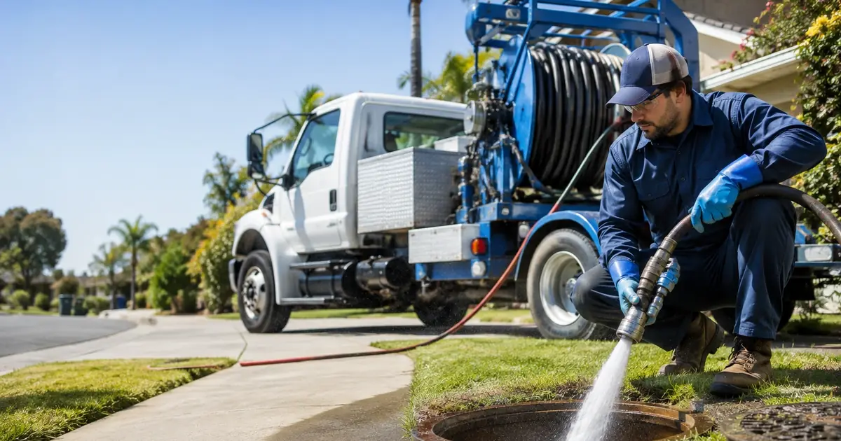 Hydro jet sewer cleaning Manhattan Beach